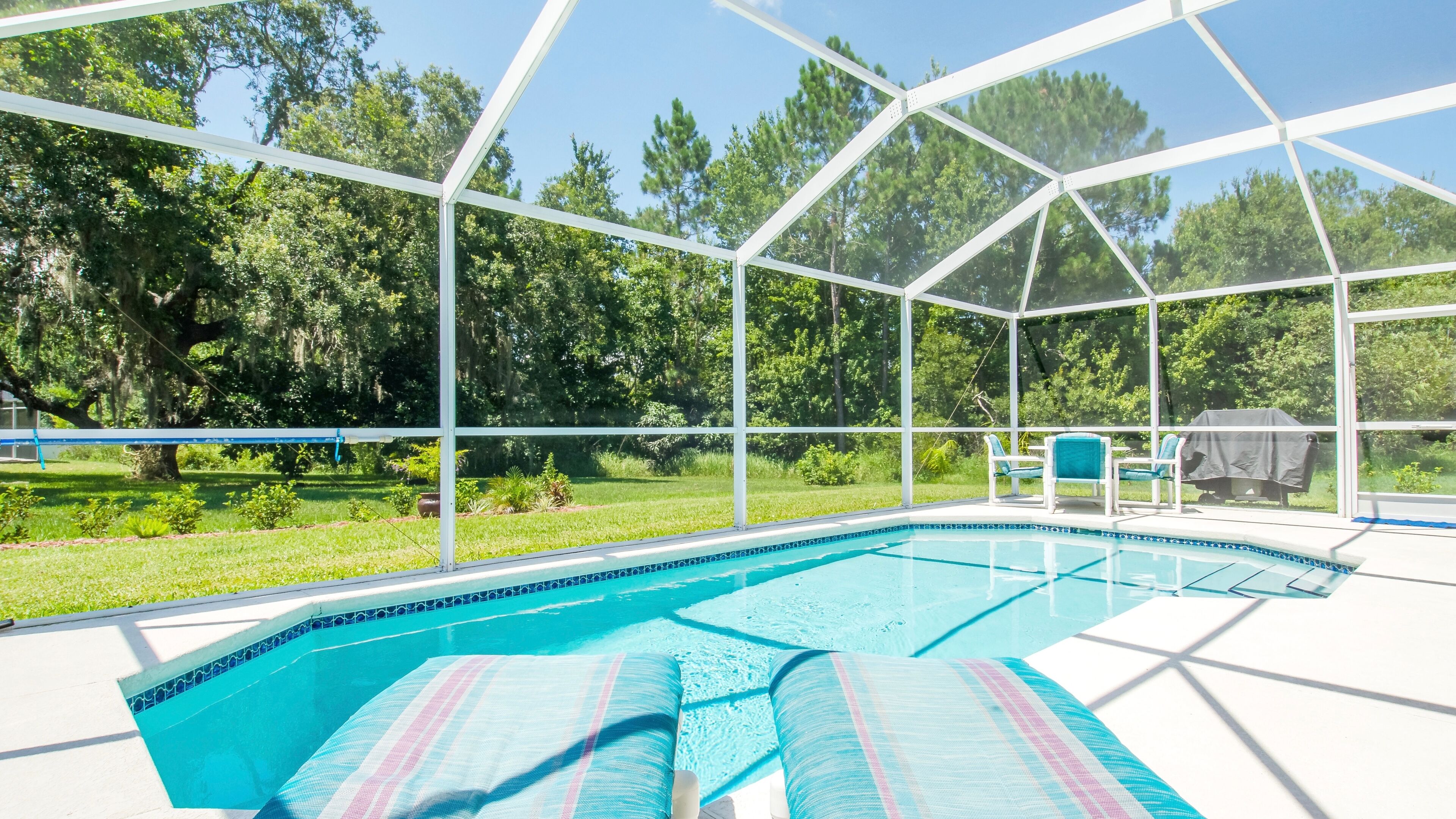 HUGE Pool Deck 15 mins 2 Disney!❤️360º Sun, Privacy-Games-Chef’s Kitchen +More!