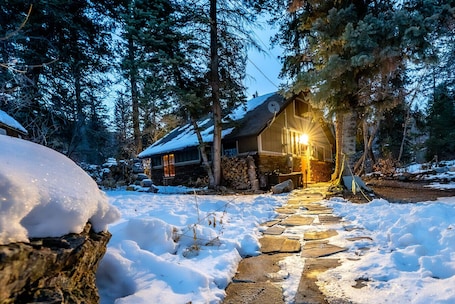 Property grounds. Private mountain escape • Above the creek • Hot tub • Quiet setting • Tucked into Sundance Canyon