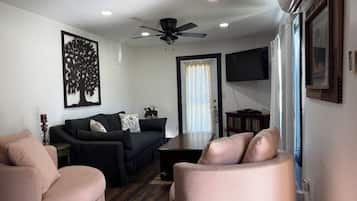 Smart TV, DVD player, video library