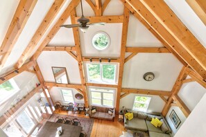 TV, fireplace, DVD player, books - Beautiful Berkshire family home (Monterey)