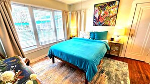 2 bedrooms, desk, iron/ironing board, free WiFi