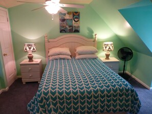 4 bedrooms, iron/ironing board, travel cot, WiFi