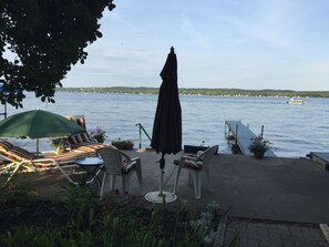 Terrace/patio - Fresh powder NYE:Lakefront Home:ML King Wknd:fireplace after skiing/wine tasting (Canandaigua)