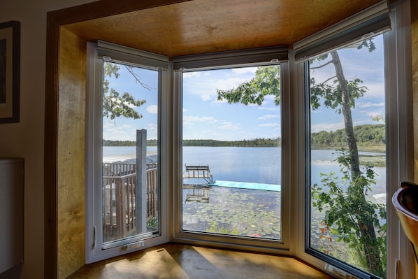 Vue depuis l’hébergement