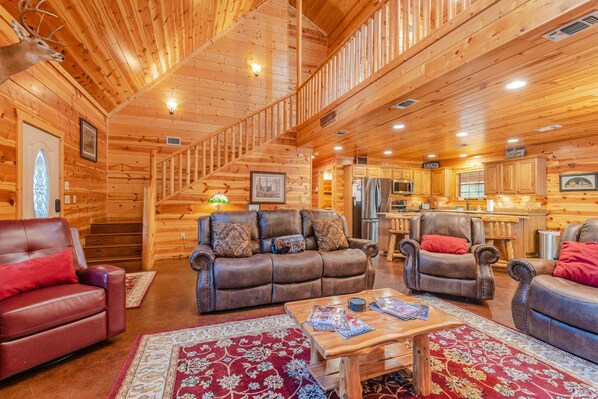 Smart TV, lareira, DVD player