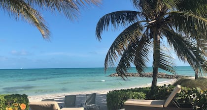 Atemberaubendes, luxuriöses Strandhaus - Kristallblaues Wasser, das sich gegen unberührtes priva legt