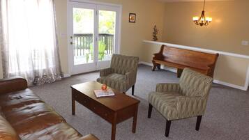 Televisión, chimenea, reproductor de DVD y libros