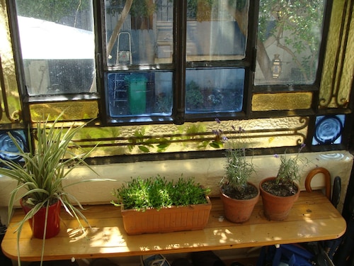 Light-filled home, heart of Provence, A/C, garage, walk to everything.