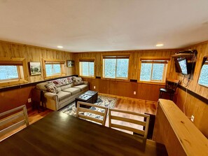 TV - Denali Park View Family Log Cabin (Denali National Park and Preserve)