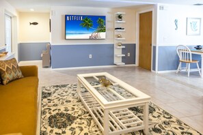 Smart-tv, dvd-spelare och ett filmbibliotek