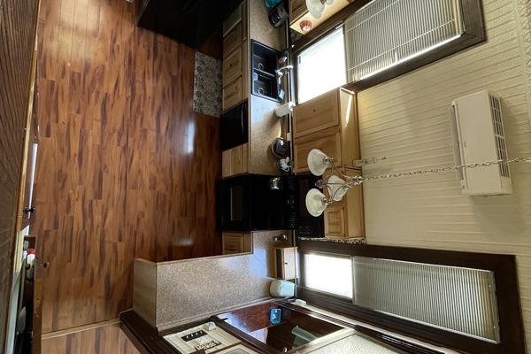 Fridge, electric kettle, toaster, blender