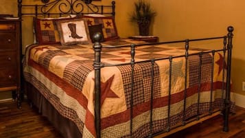 1 bedroom, iron/ironing board, travel crib, free WiFi