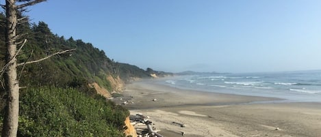 On the beach