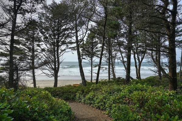 On the beach - The Dude's Abode A-Frame Private Ocean Access (Otter Rock)