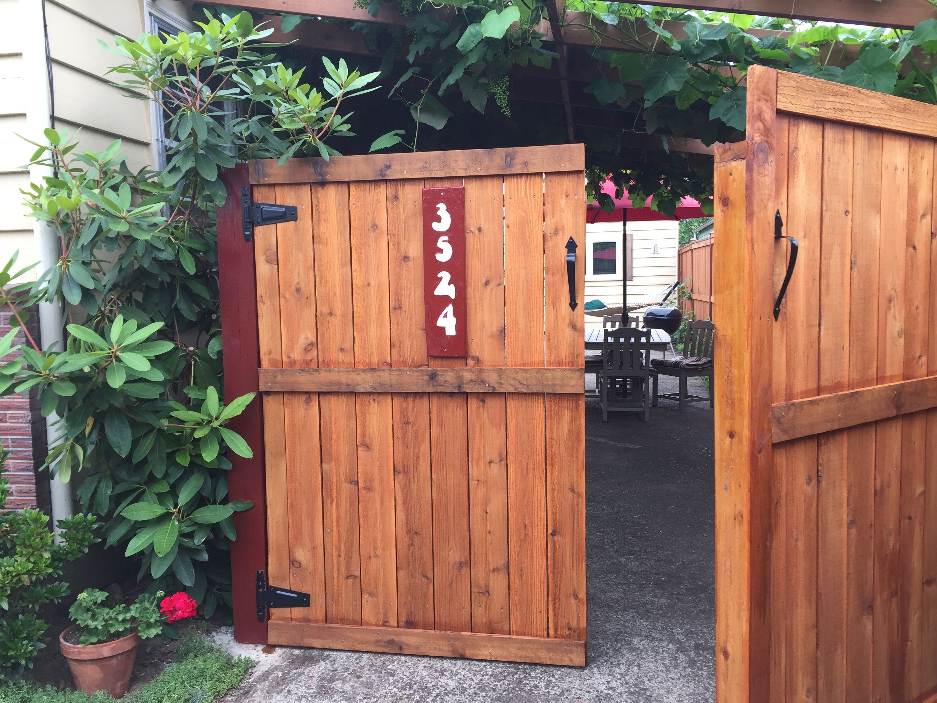 Enceinte de l’hébergement