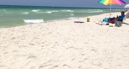 Beachfront, Walking distance to Pier park. Reduced rates