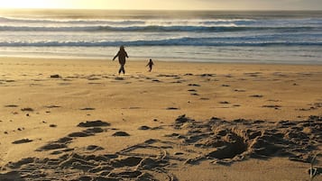 On the beach