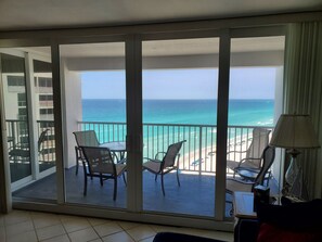 Interior - Amazing Beachfront Destin Condo with Umbrella &  2 Chairs Setup Included (Destin)