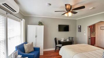 1 bedroom, iron/ironing board, travel crib, free WiFi