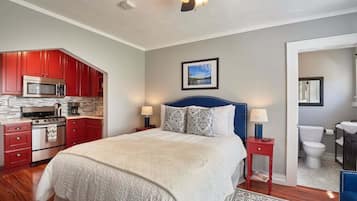 1 bedroom, iron/ironing board, travel crib, free WiFi