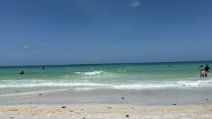 En la playa 