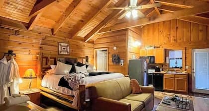 Privates authentisches Blockhaus