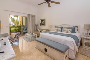 2 chambres, coffres-forts dans les chambres, bureau