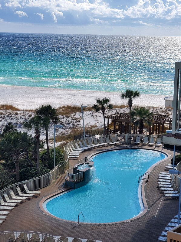 Indoor pool, outdoor pool