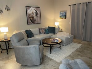 Smart TV, video games, DVD player, books