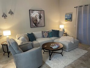 Smart TV, video games, DVD player, books