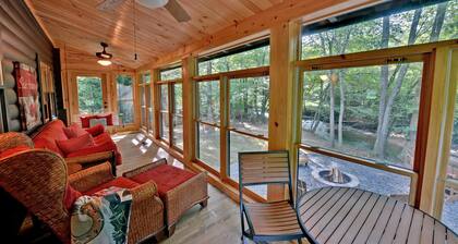 WOW!!! Creek and Large stocked pond Waterfront Cabin in the National Forest