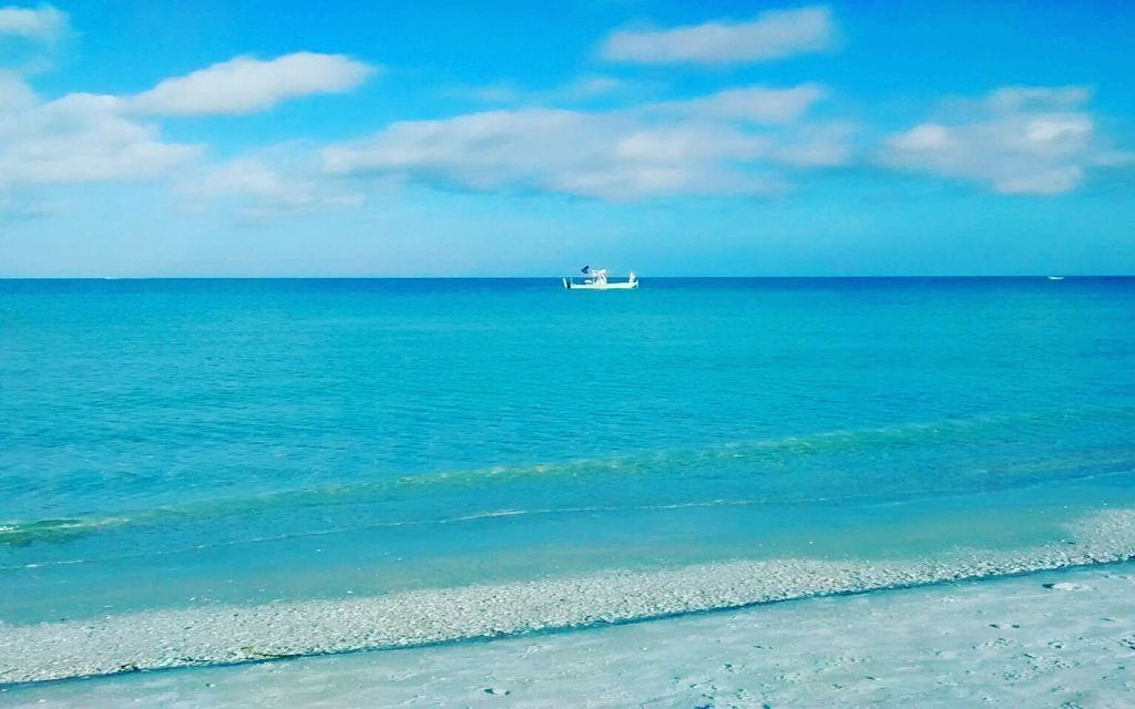 On the beach