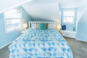 3 soverom, strykejern/-brett, reiseseng for barn og wi-fi