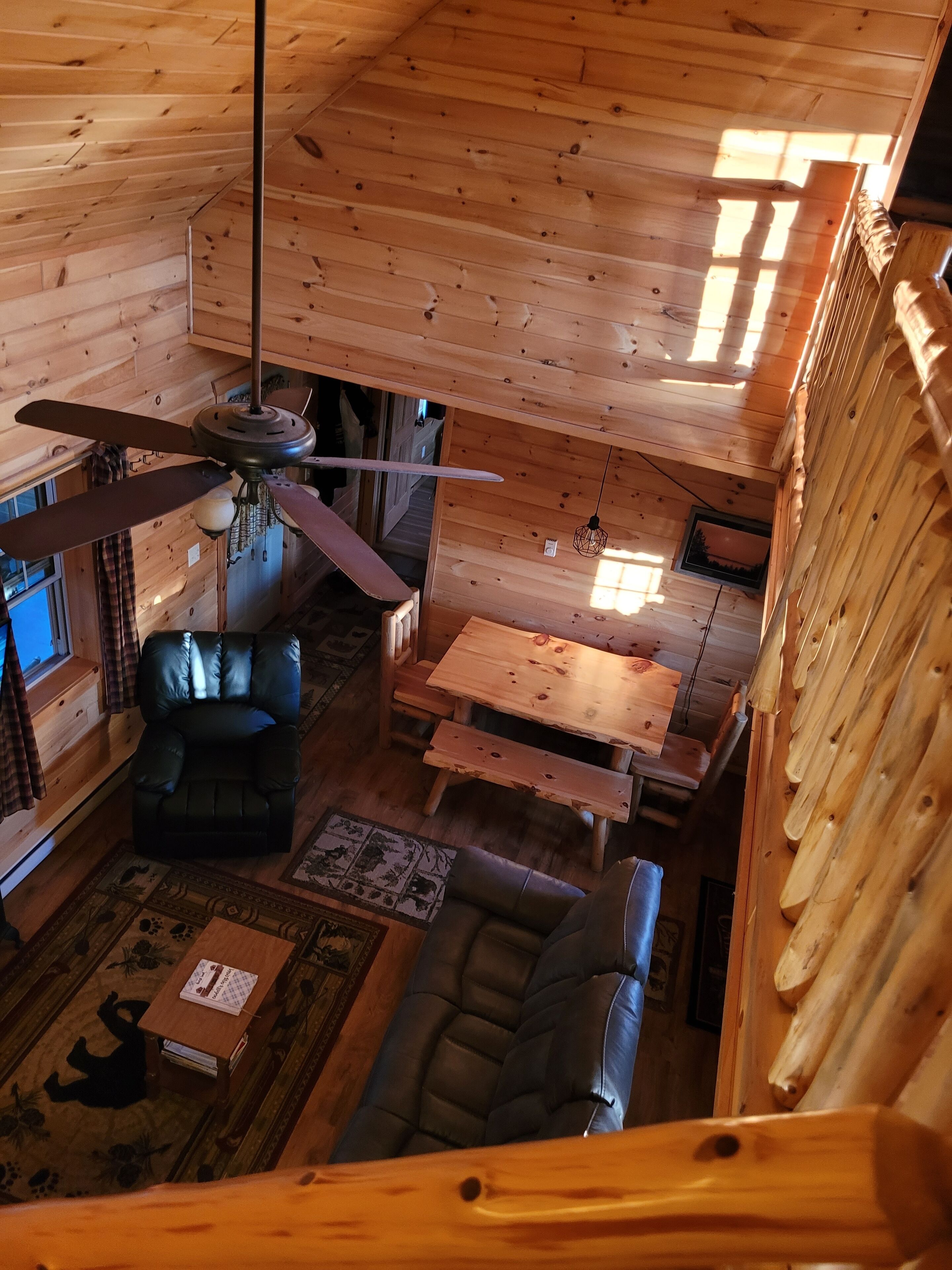 Smart TV, fireplace, DVD player, video library