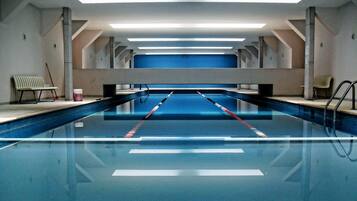 Indoor pool, a heated pool