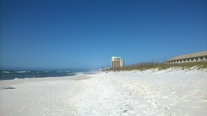On the beach