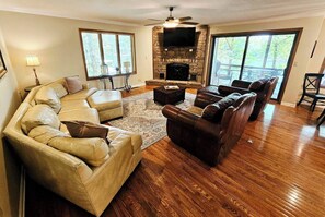 TV, fireplace, table tennis, offices