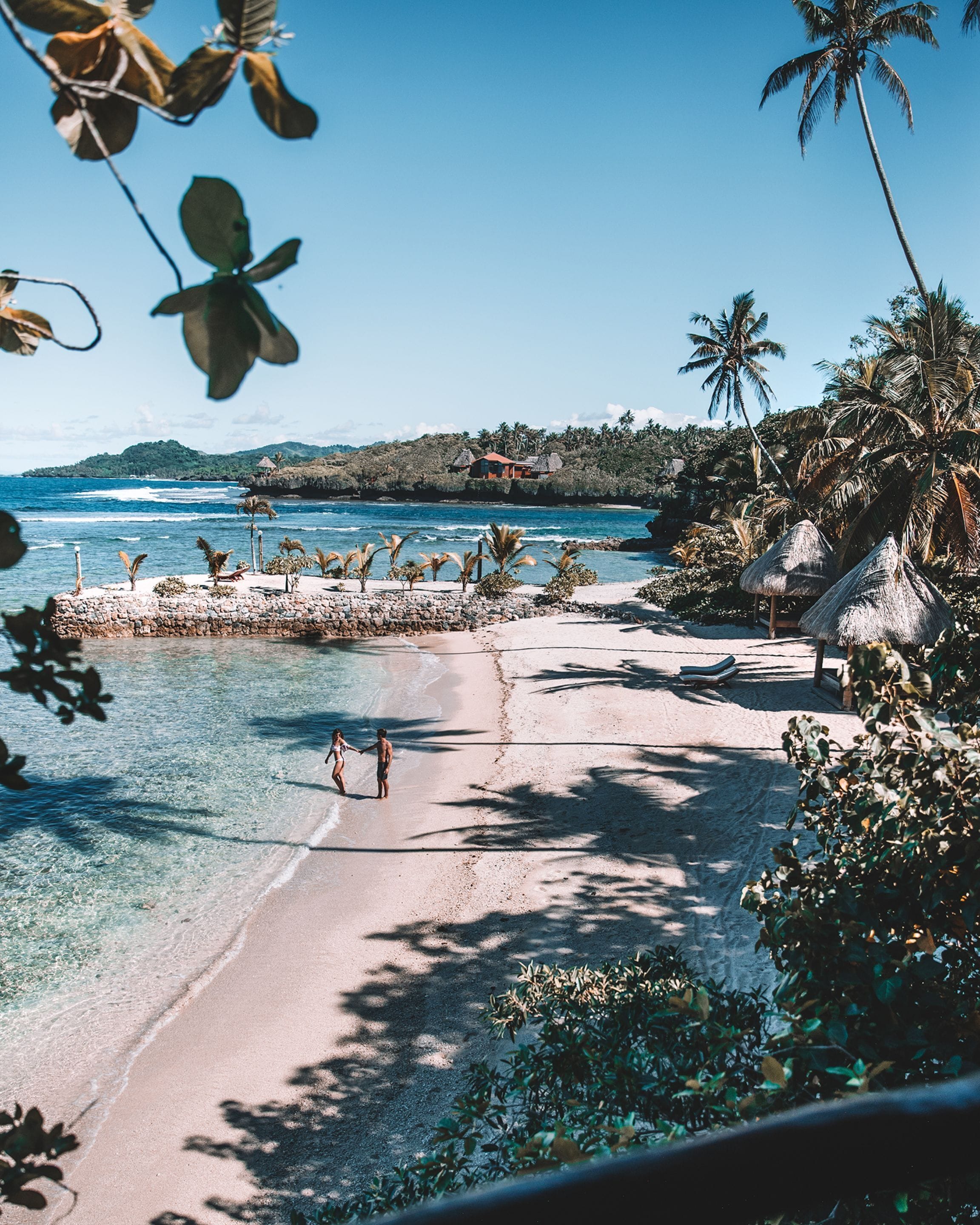 Vue sur la plage/l’océan