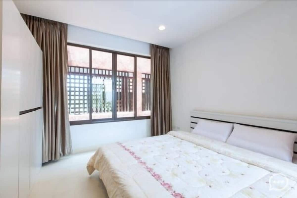 1 habitación, tabla de planchar con plancha, wifi y ropa de cama