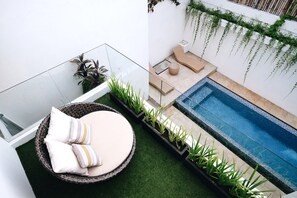Vila, 3 kamar tidur, kolam renang pribadi | Balkon