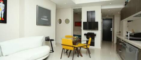 Apartment, 2 Bedrooms | Living area