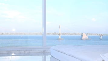 Habitació doble prèmium, vistes a l'oceà | Roba de llit d'alta qualitat i caixa forta a l'habitació