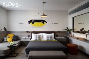 Deluxe Double Room | Blackout drapes, soundproofing, iron/ironing board, free WiFi - Rooms Inc Semarang (Semarang)