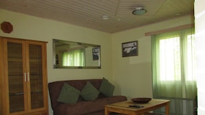 Cottage, Sauna (1) | Living room | Flat-screen TV, fireplace - Scandinavian Dream Vikajarvi (Rovaniemi)