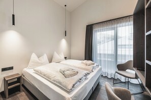 Exclusive Penthouse, 2 Bedrooms, Patio, Mountain View | In-room safe, free WiFi, bed sheets - Aquila Dolomites Residence (Ortisei)