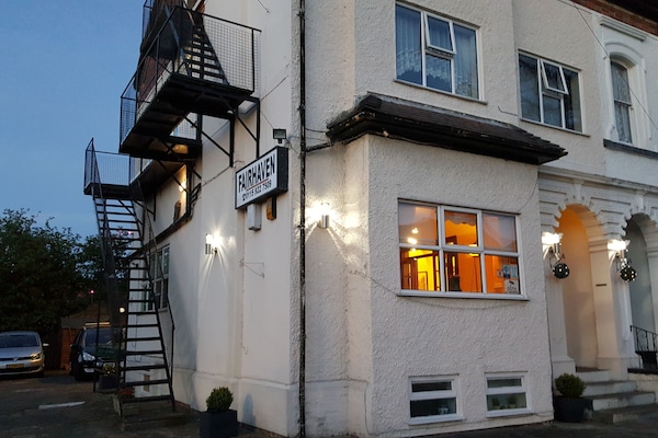 Front of property – evening/night