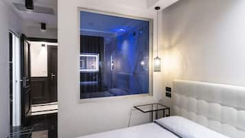 Suite Luxe, 1 trÚs grand lit, salle de bains privée, vue ville