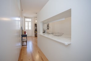 Apartment, 2 Bedrooms | Private kitchen | Full-size fridge, microwave, oven, stovetop
