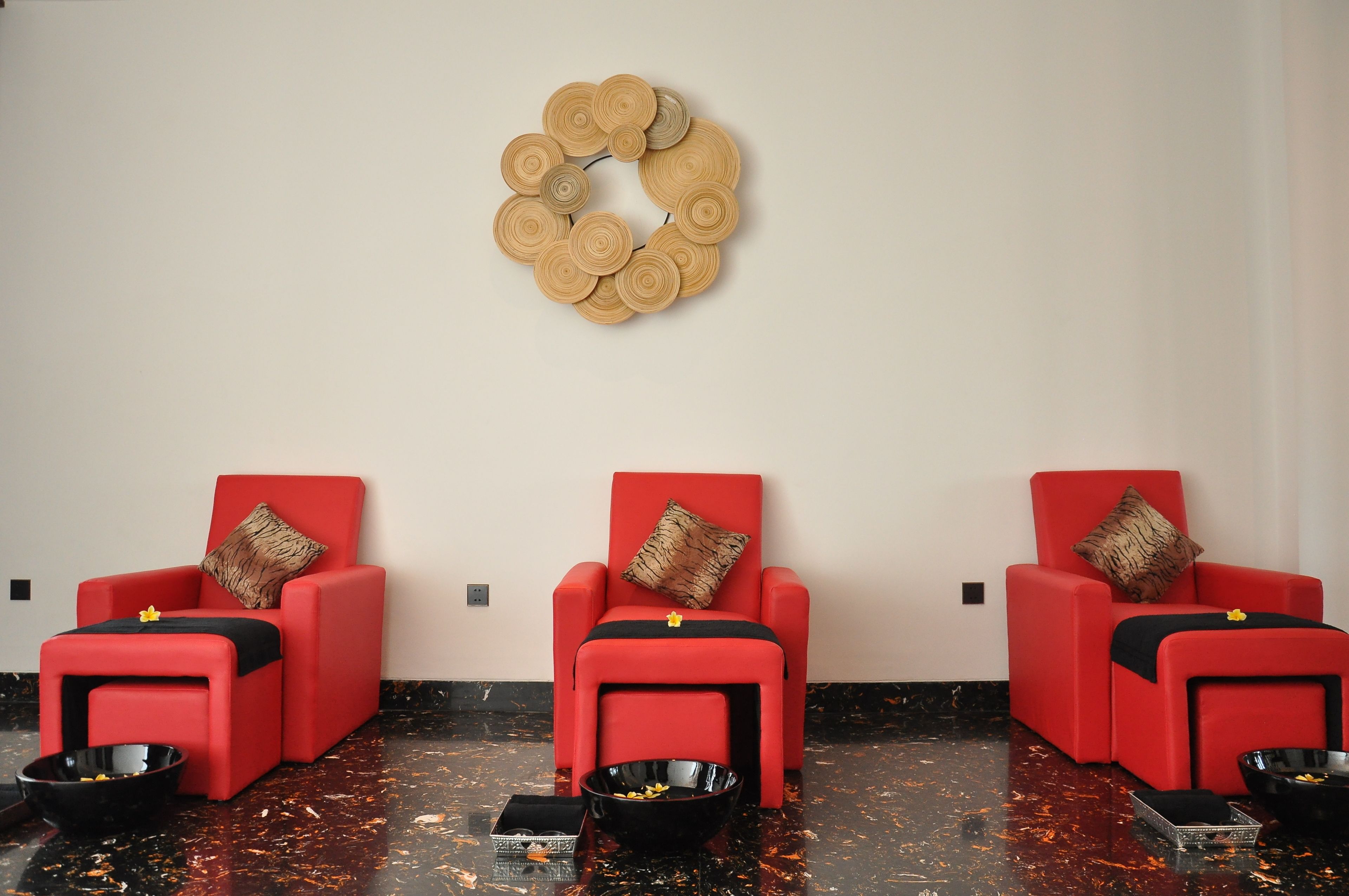 hot stone massages, body scrubs, facials, reflexology