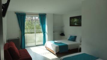 Quadruple Room, Balcony | Free WiFi